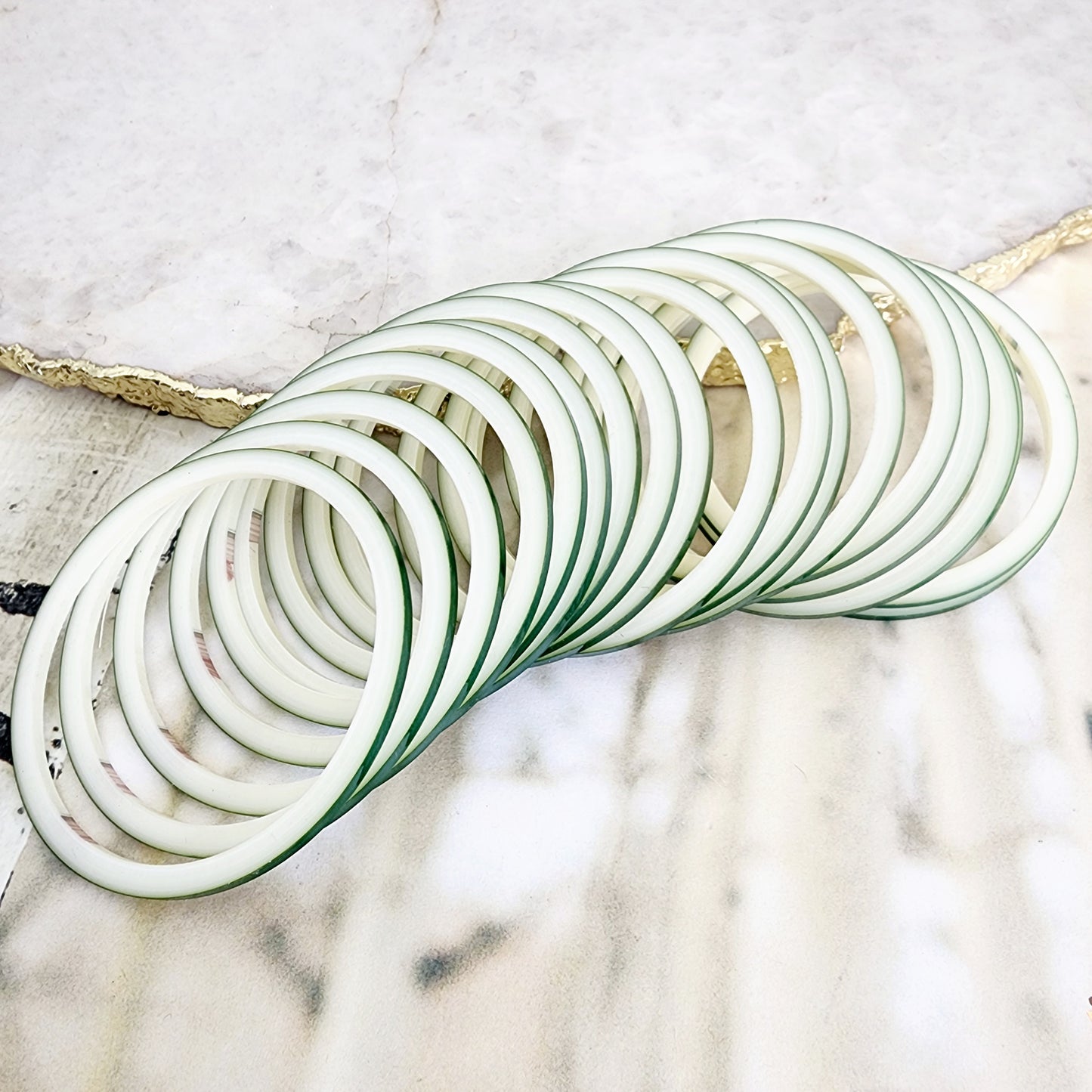 Green Bridal Choora - 4 Dozen
