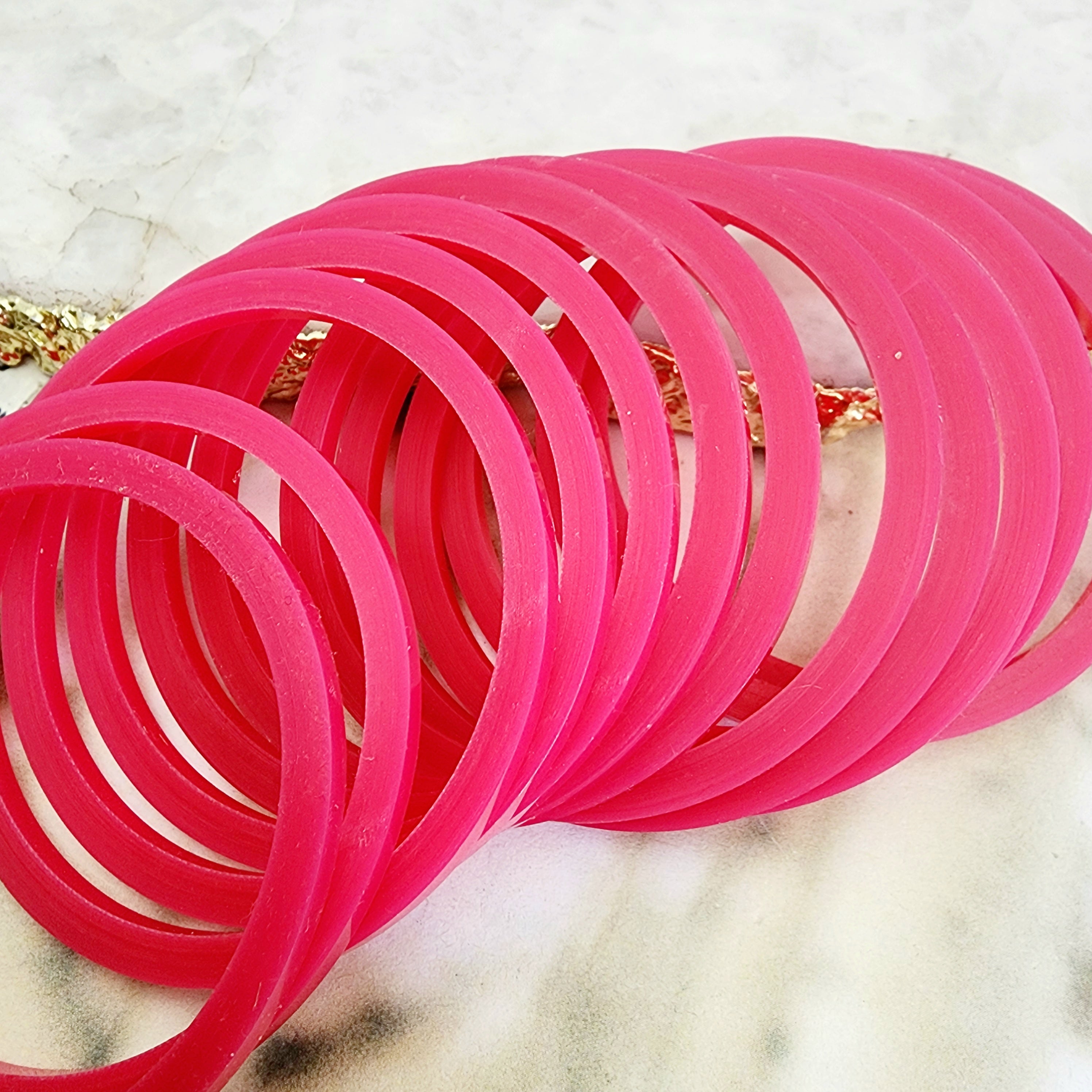 Fuchsia Bridal Choora