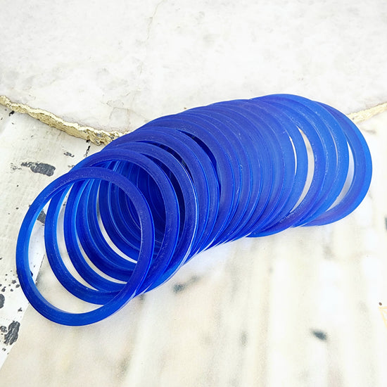 Metallic Blue - 2 Tone - 4 Dozen