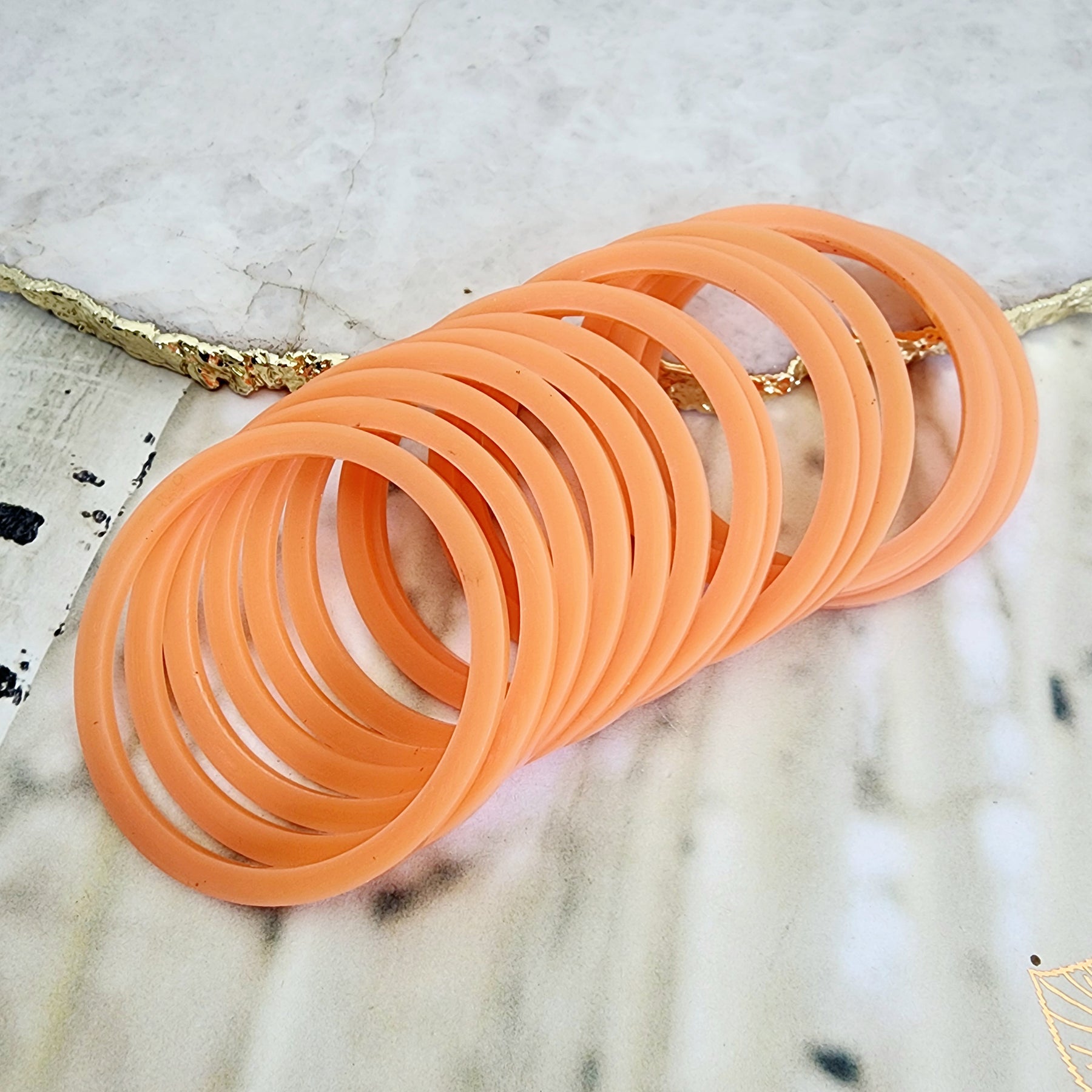 Peach Bridal Choora - 4 Dozen