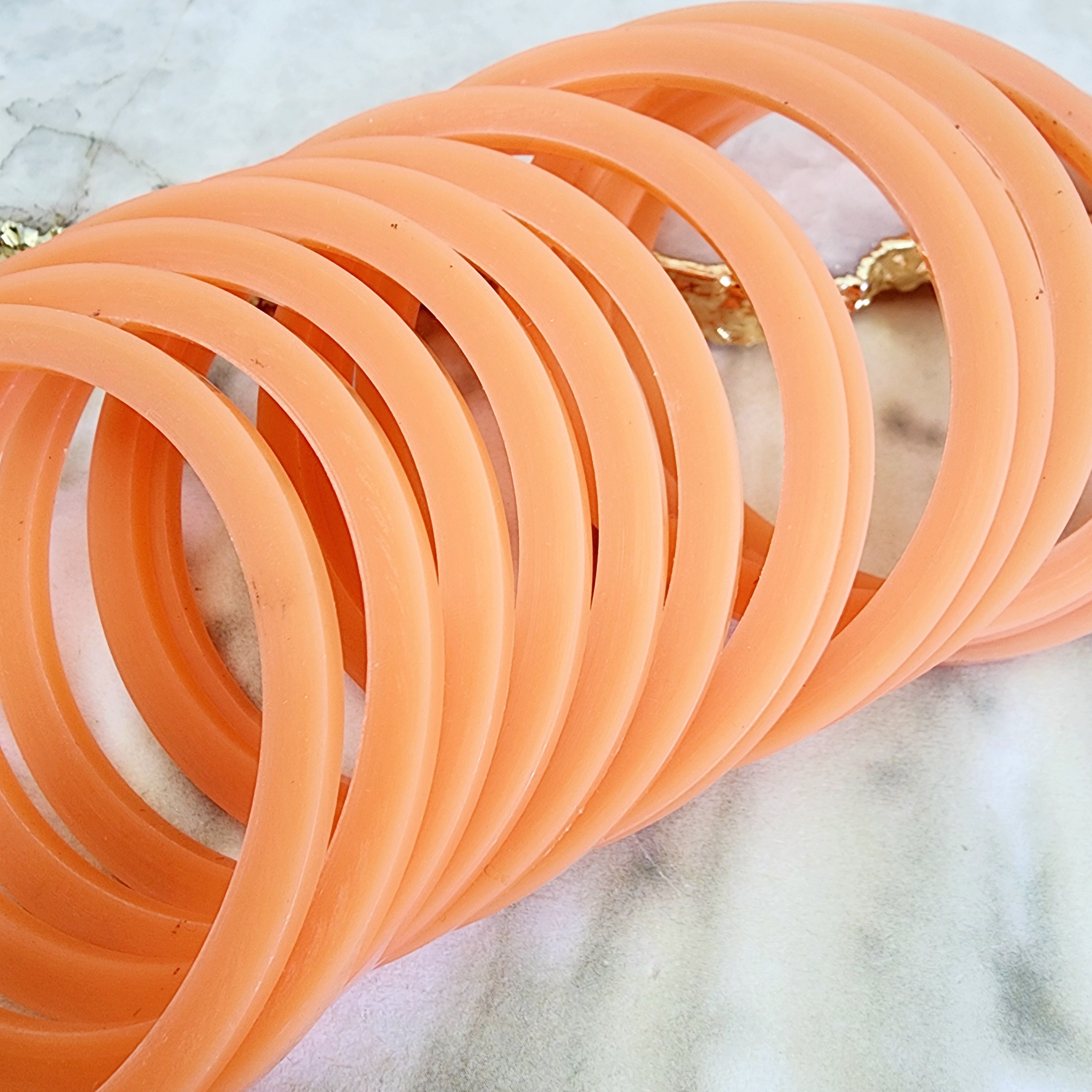 Peach Bridal Choora - 4 Dozen