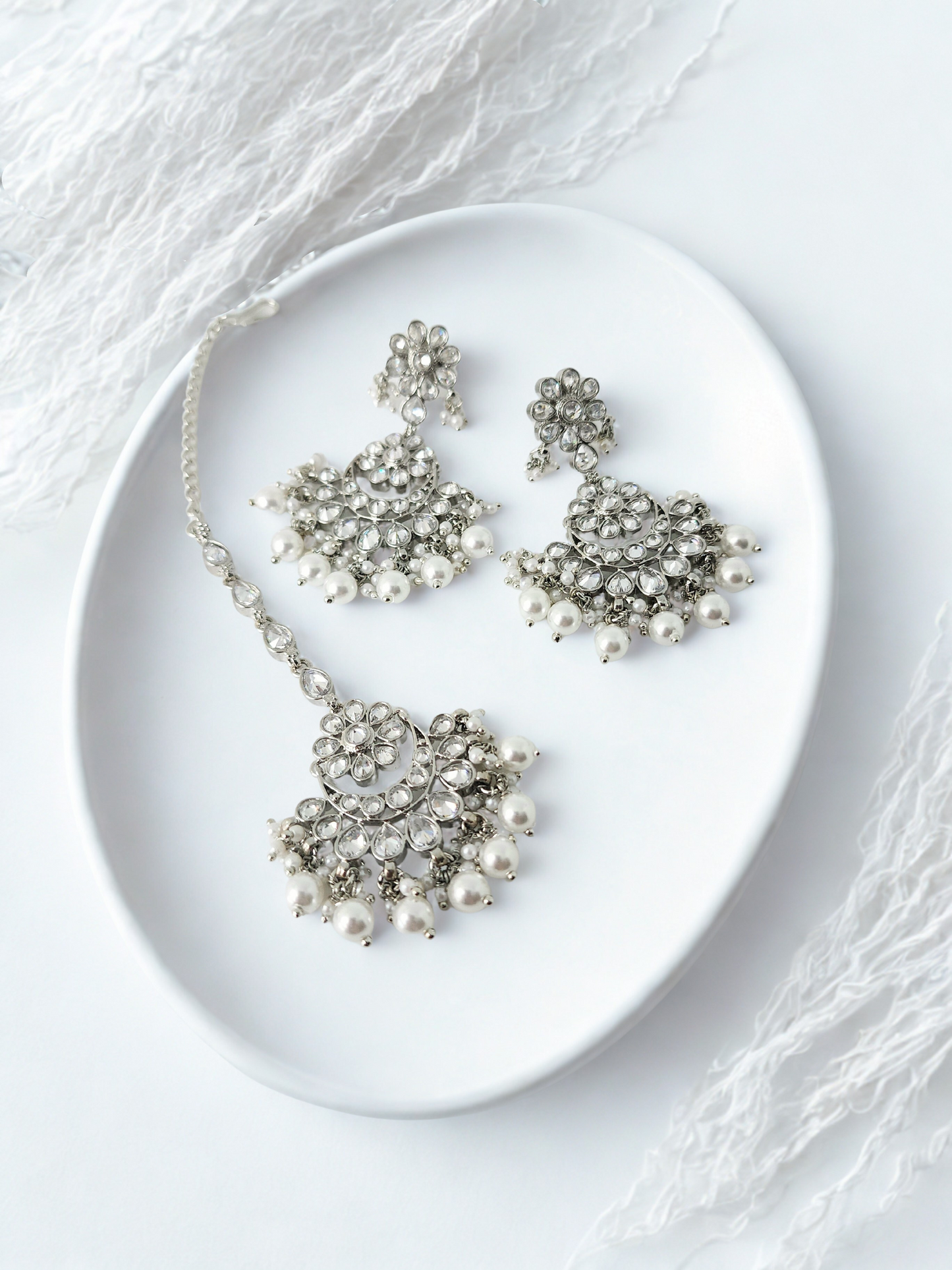 Tessa Earrings + Tikka