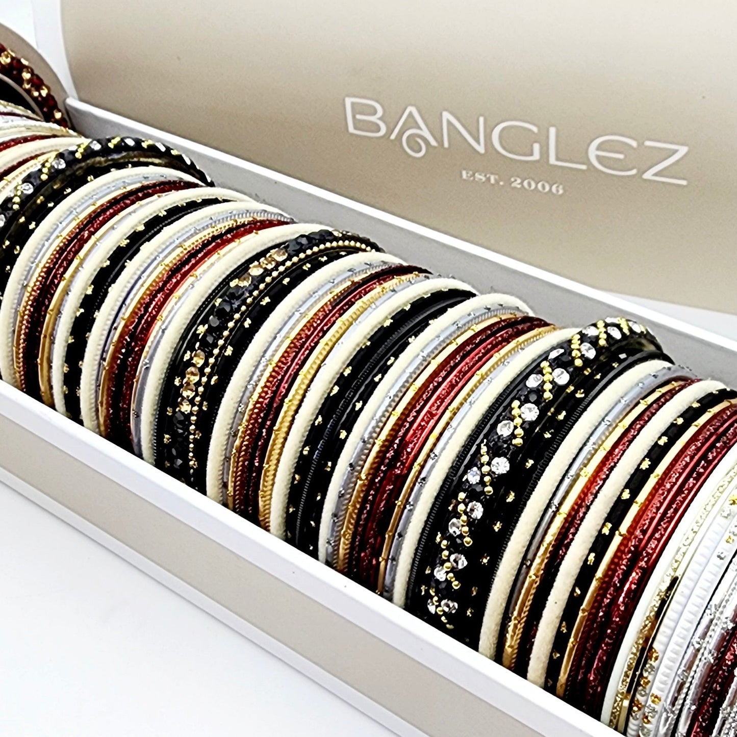Bailey Banglez Chest Indian Bangles , South Asian Bangles , Pakistani Bangles , Desi Bangles , Punjabi Bangles , Tamil Bangles , Indian Jewelry
