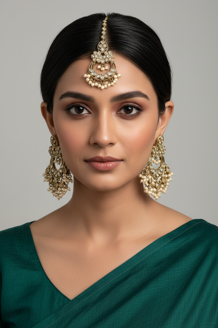 Tina Earrings + Tikka