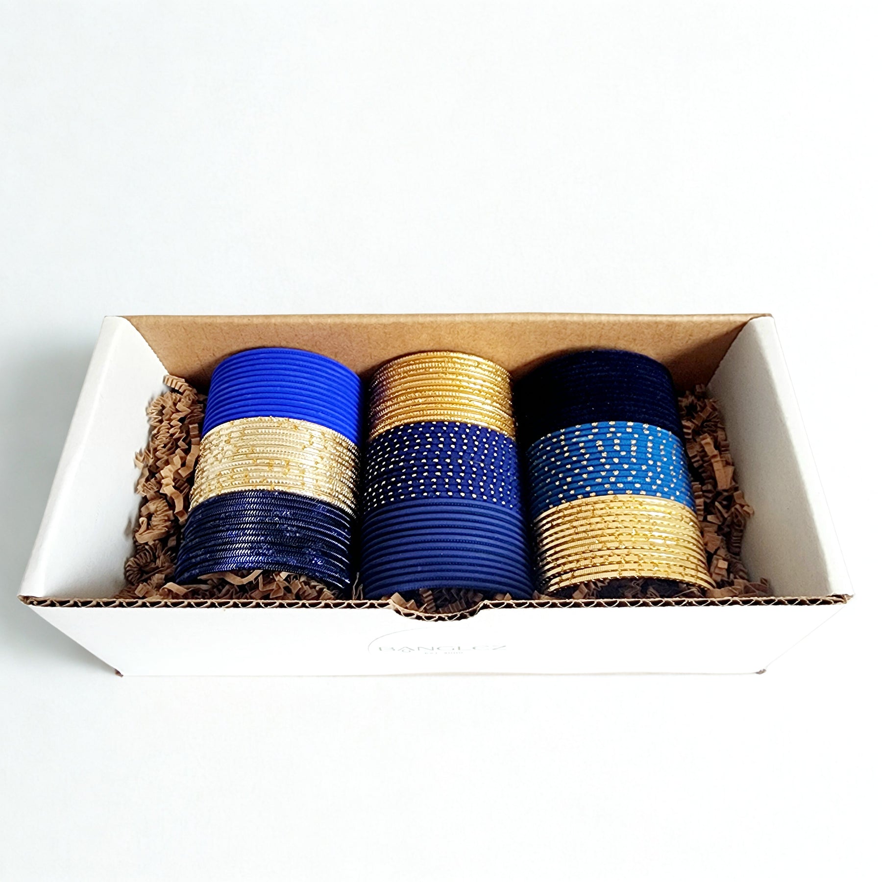 Blue Orchid Bangle Box