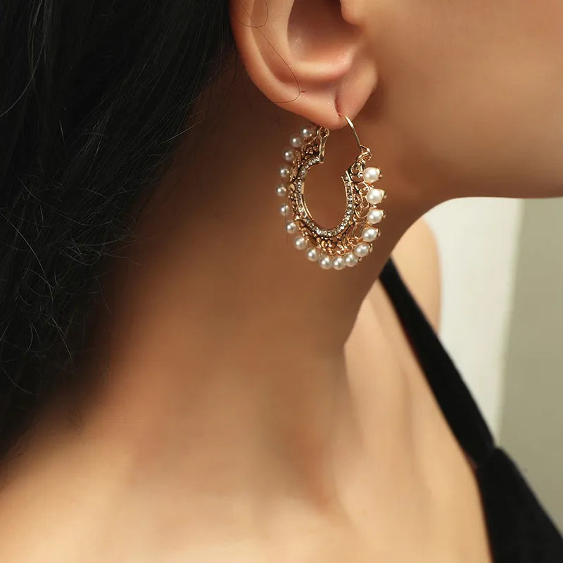 Nataly Earrings Indian Earrings , South Asian Earrings , Pakistani Earrings , Desi Earrings , Punjabi Earrings , Tamil Earrings , Indian Jewelry