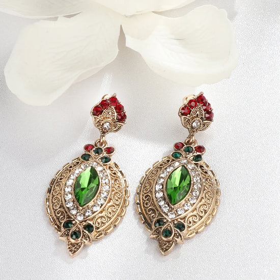 Analissa Earrings Indian Earrings , South Asian Earrings , Pakistani Earrings , Desi Earrings , Punjabi Earrings , Tamil Earrings , Indian Jewelry