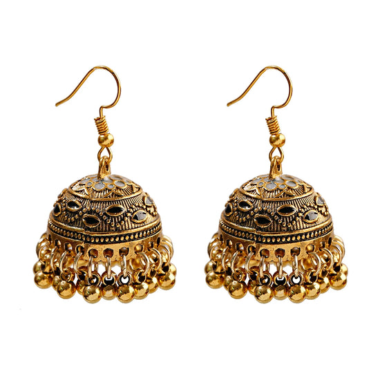 Load image into Gallery viewer, Aliya Earrings Indian Earrings , South Asian Earrings , Pakistani Earrings , Desi Earrings , Punjabi Earrings , Tamil Earrings , Indian Jewelry
