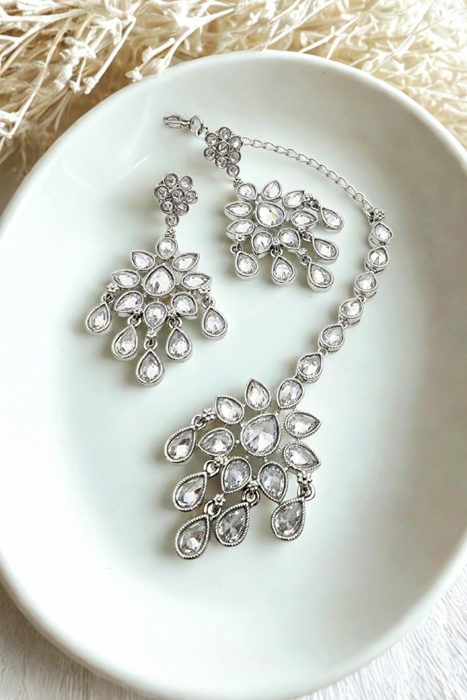 Aisha Earrings + Tikka