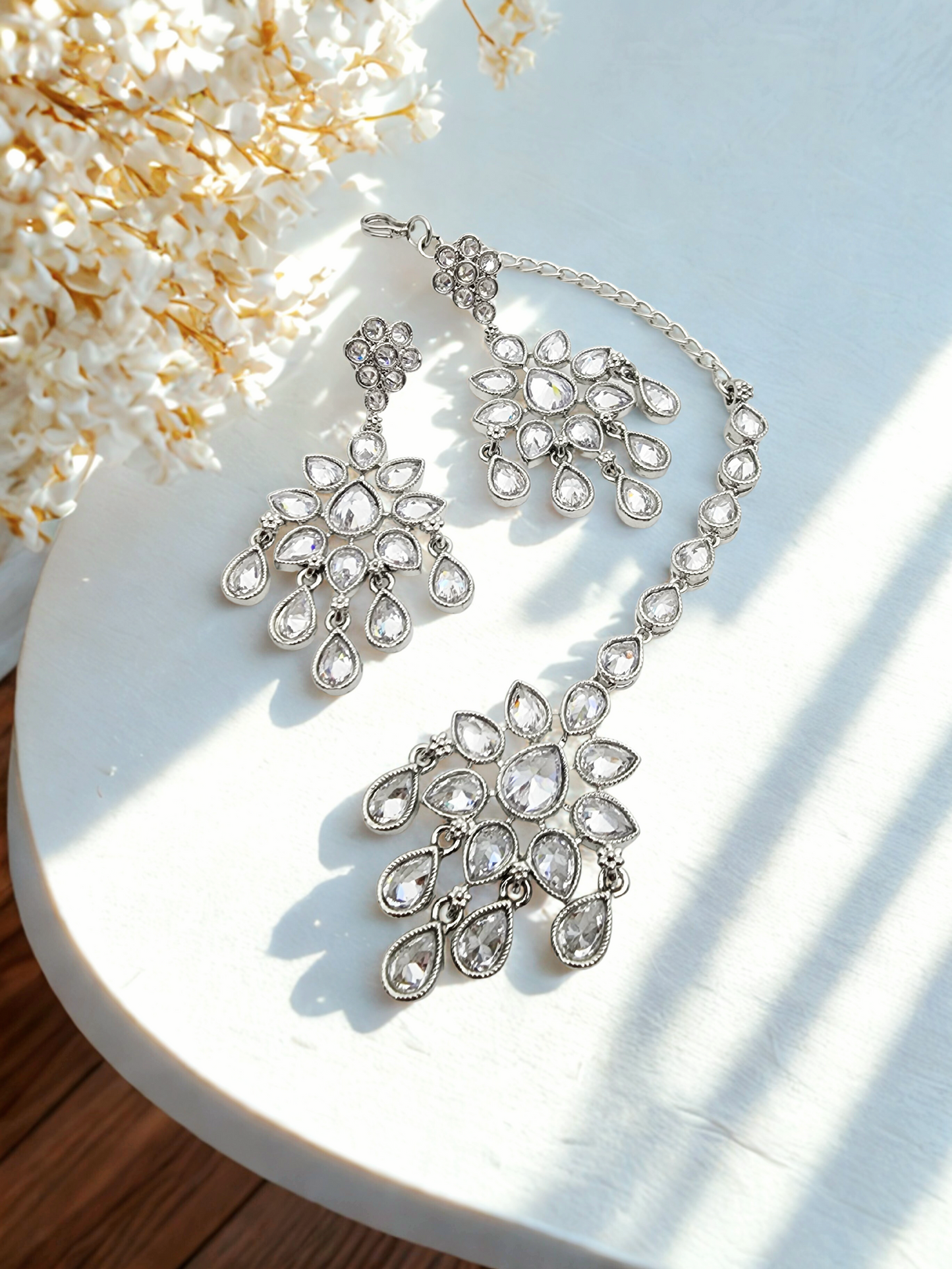 Aisha Earrings + Tikka