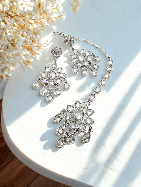 Aisha Earrings + Tikka