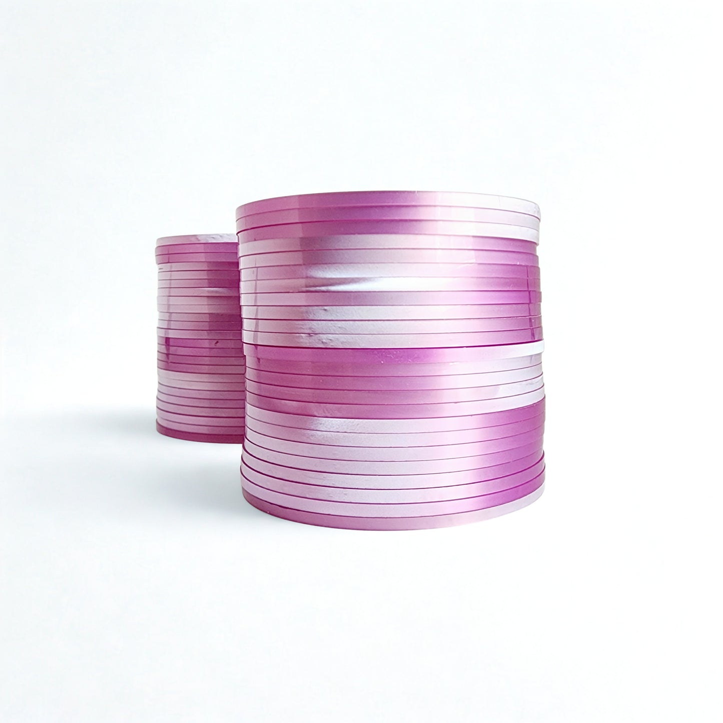 Metallic Purple Bridal Choora - 4 Dozen