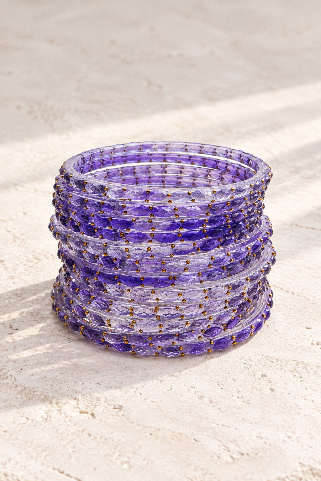 Lavender - Glass Bangles
