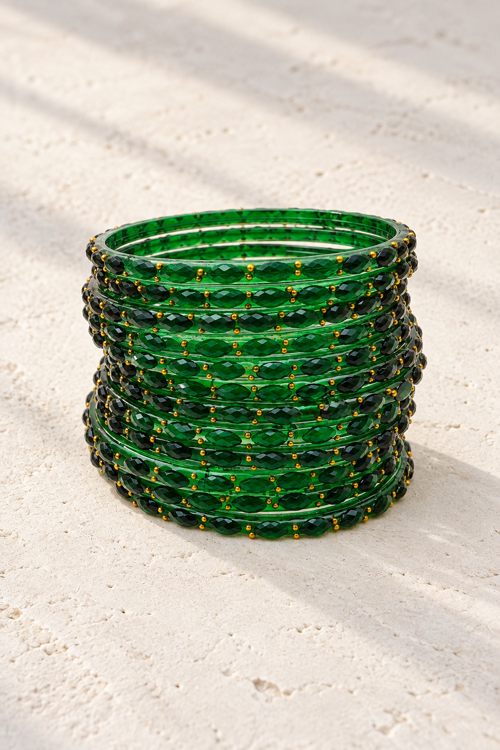 Emerald - Glass Bangles