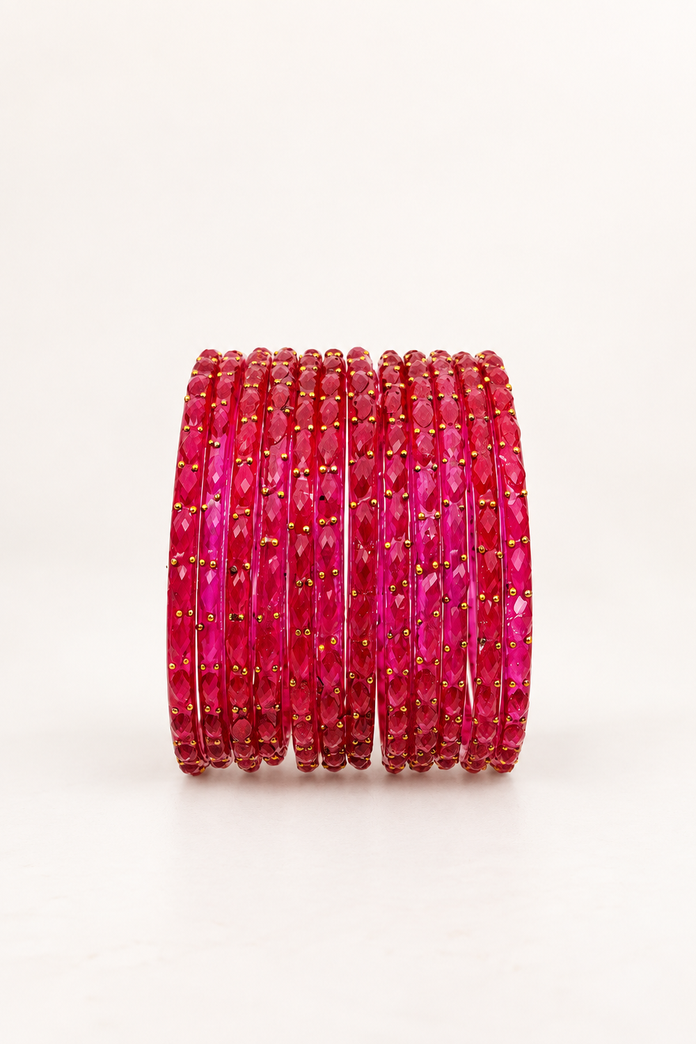 Ruby Red - Glass Bangles