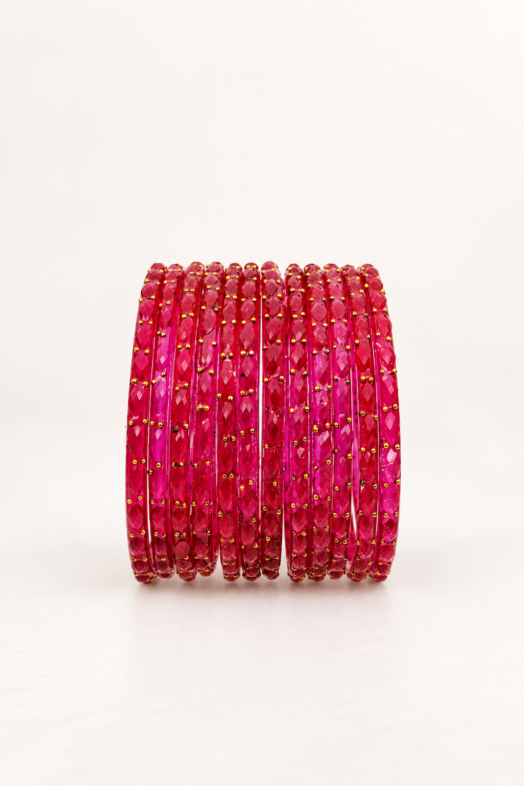 Ruby Red - Glass Bangles