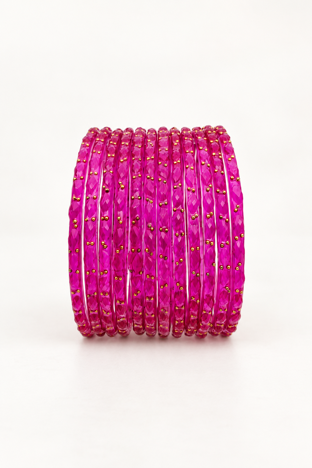 Fuchsia - Glass Bangles