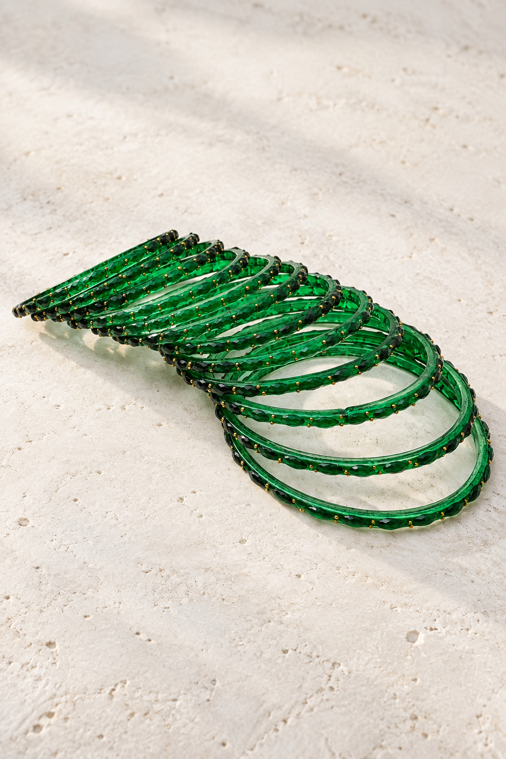 Emerald - Glass Bangles