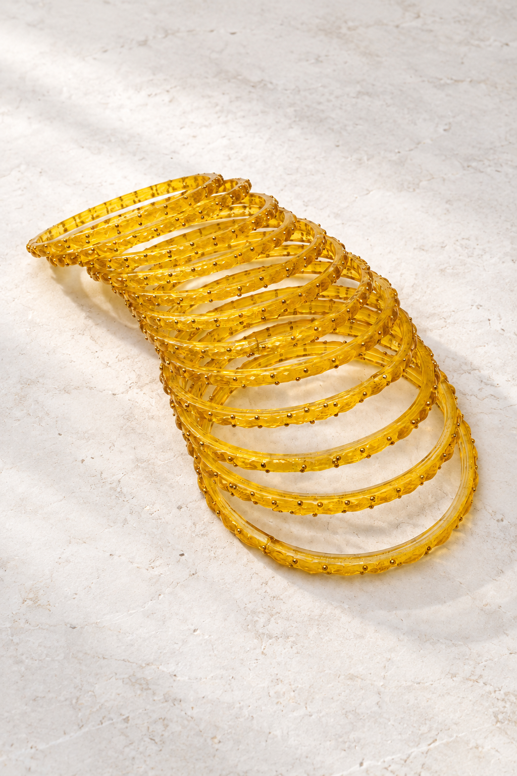 Mustard - Glass Bangles