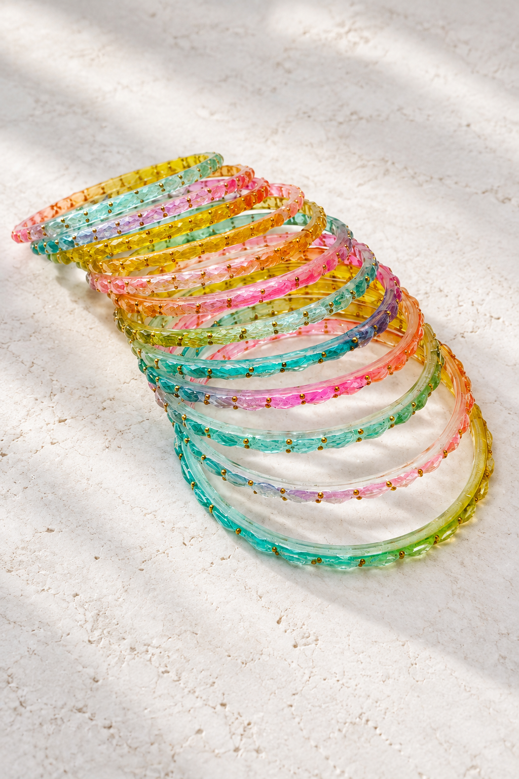 Pastel MultiColor - Glass Bangles