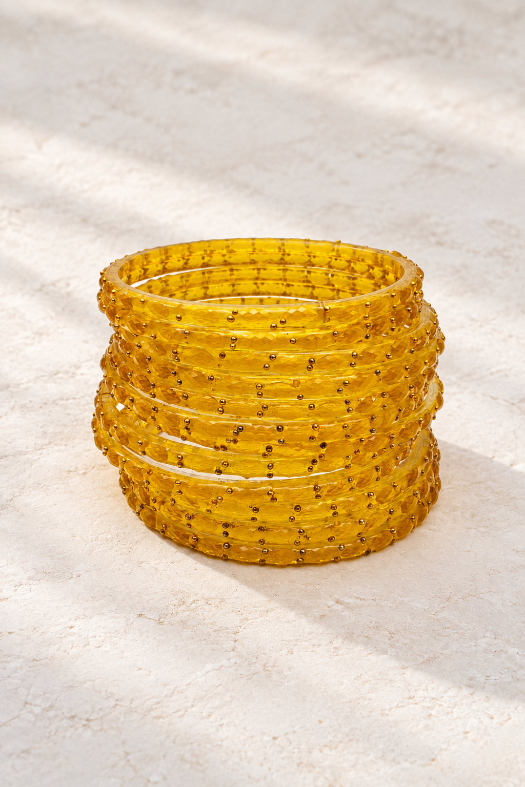 Mustard - Glass Bangles