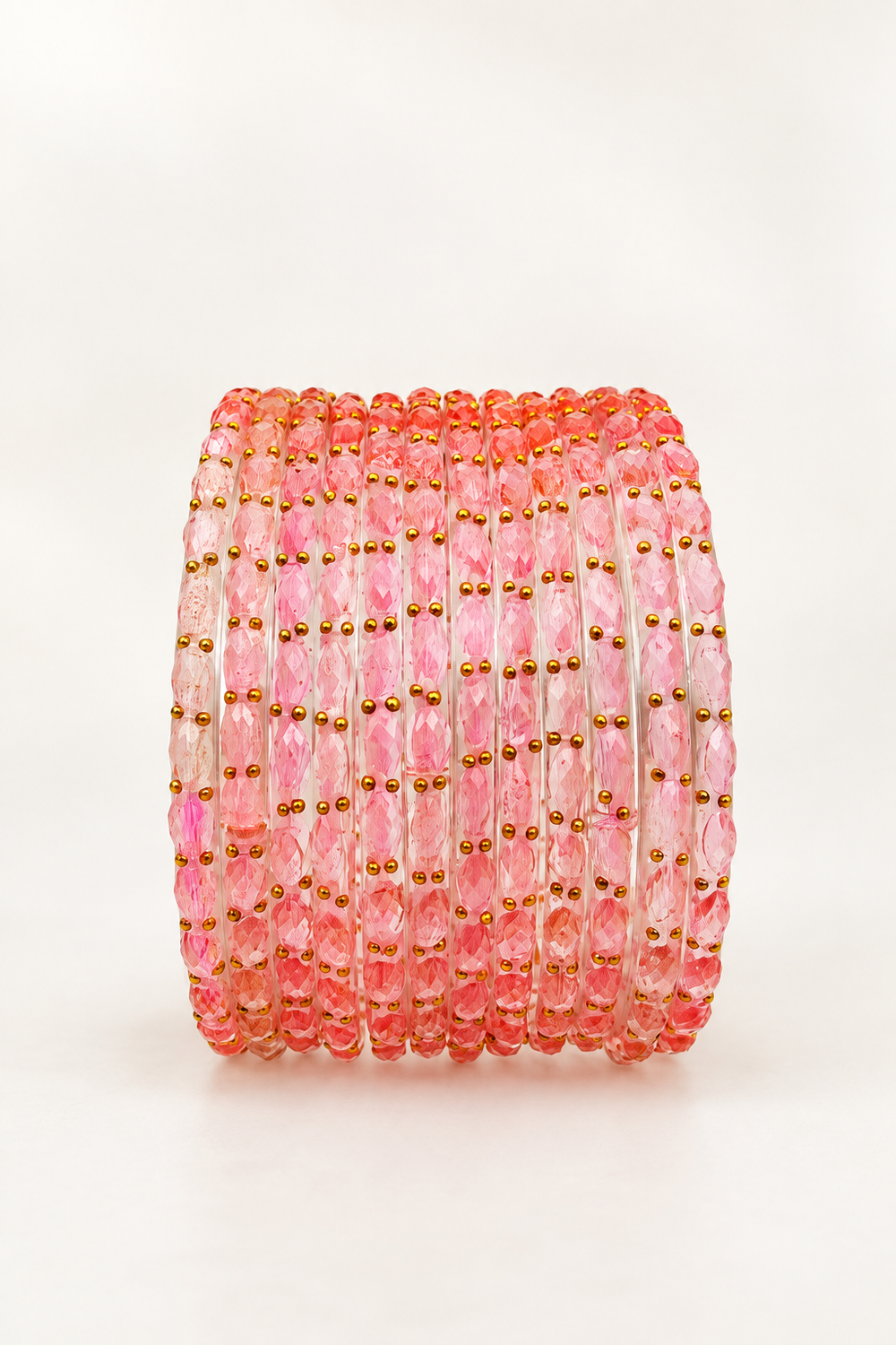 Pink - Glass Bangles