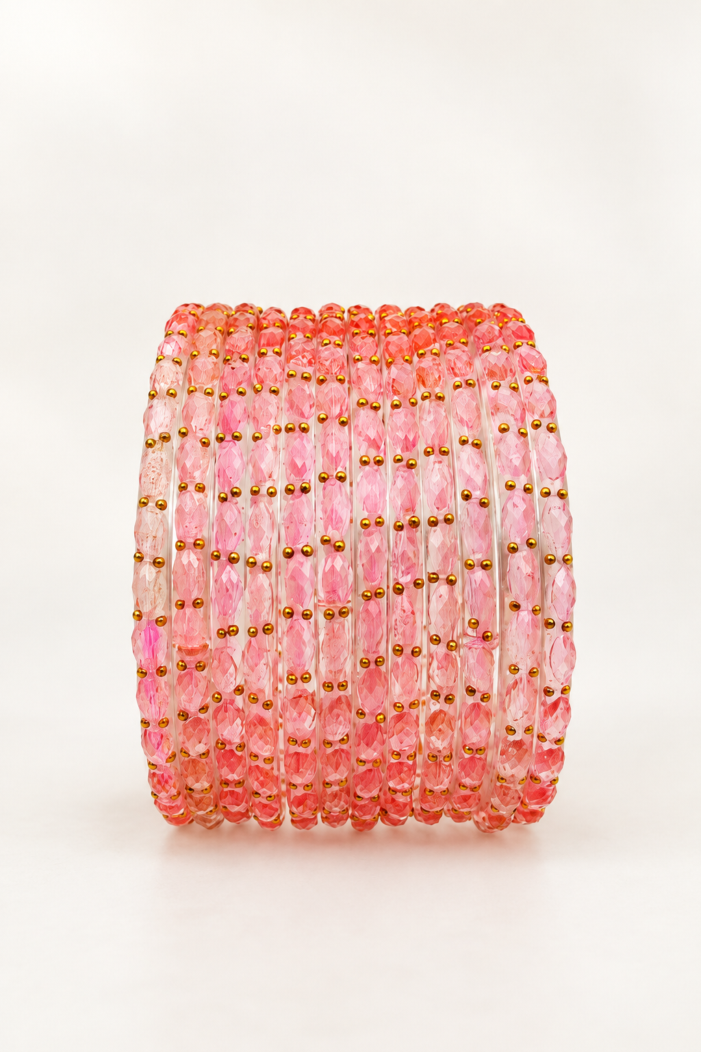 Pink - Glass Bangles