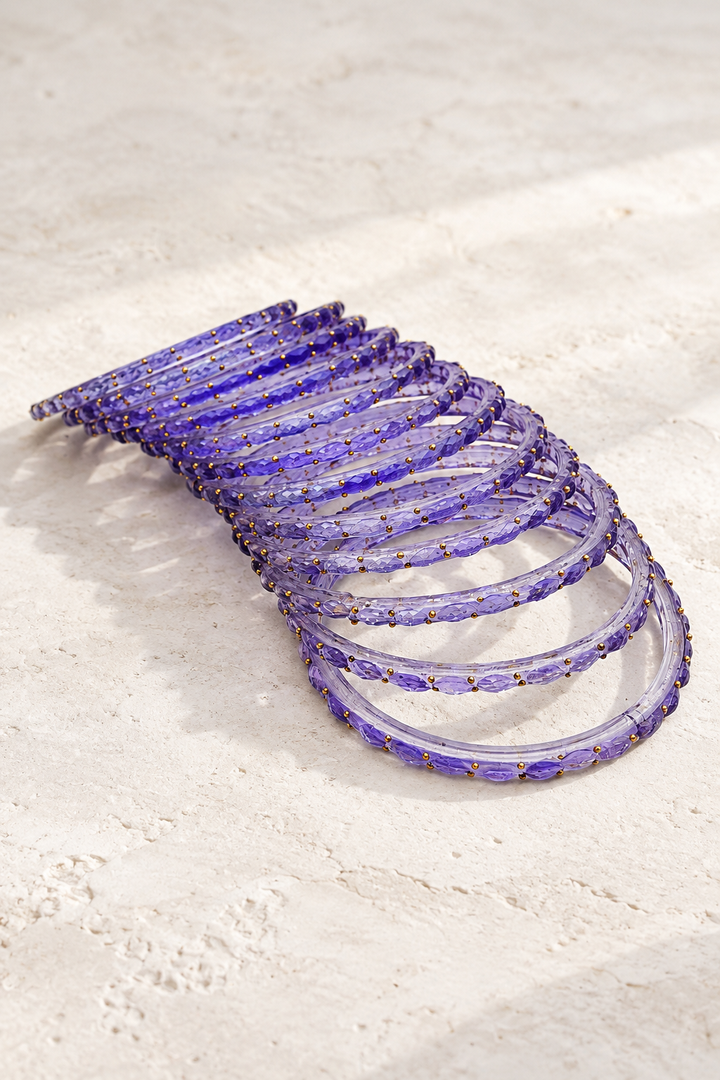 Lavender - Glass Bangles
