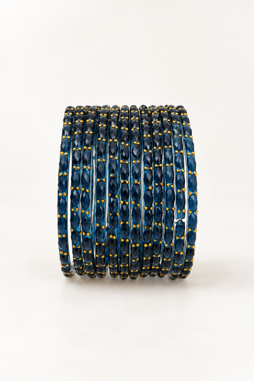 Dark Teal - Glass Bangles