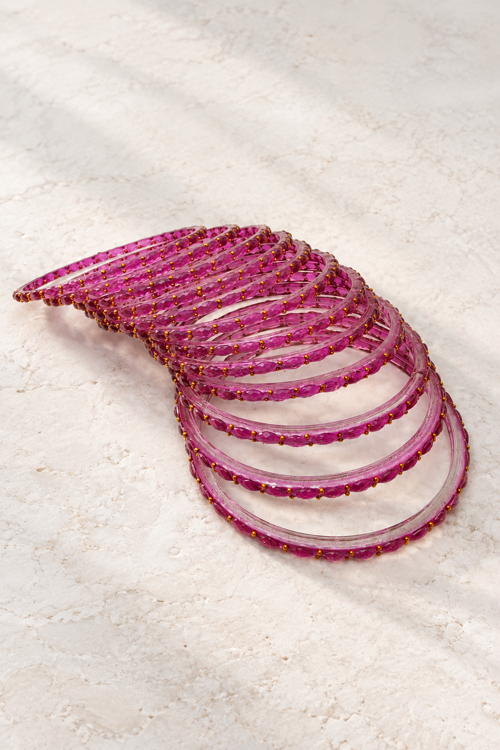 Purple - Glass Bangles
