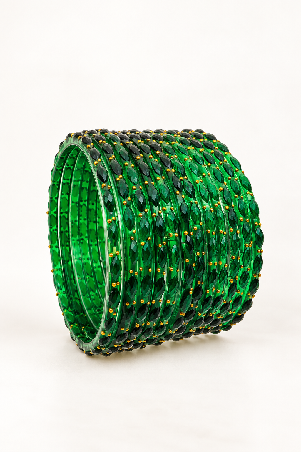 Emerald - Glass Bangles