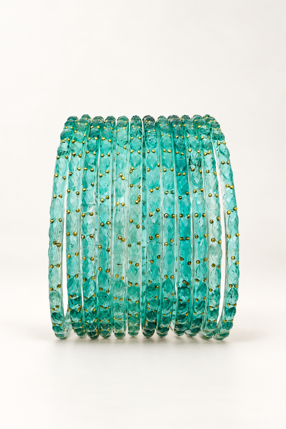 Teal - Glass Bangles