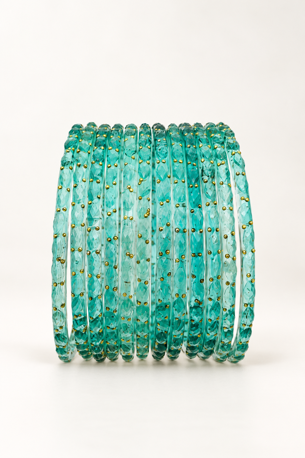 Teal - Glass Bangles