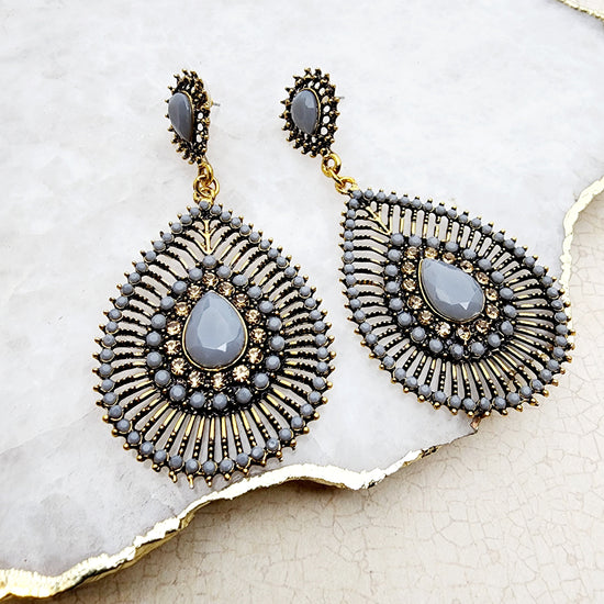 Erika Earrings Indian Earrings , South Asian Earrings , Pakistani Earrings , Desi Earrings , Punjabi Earrings , Tamil Earrings , Indian Jewelry