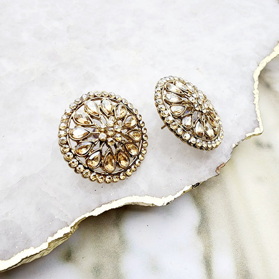 Sharmila Earrings Indian Earrings , South Asian Earrings , Pakistani Earrings , Desi Earrings , Punjabi Earrings , Tamil Earrings , Indian Jewelry