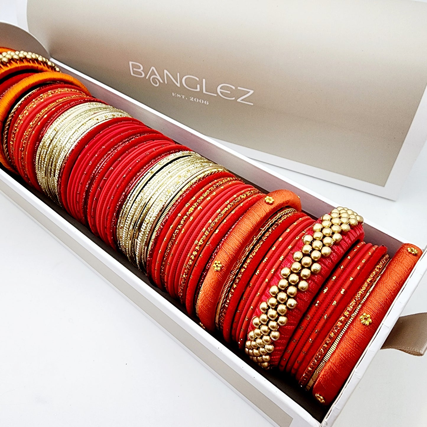Load image into Gallery viewer, Eesha Banglez Chest Indian Bangles , South Asian Bangles , Pakistani Bangles , Desi Bangles , Punjabi Bangles , Tamil Bangles , Indian Jewelry
