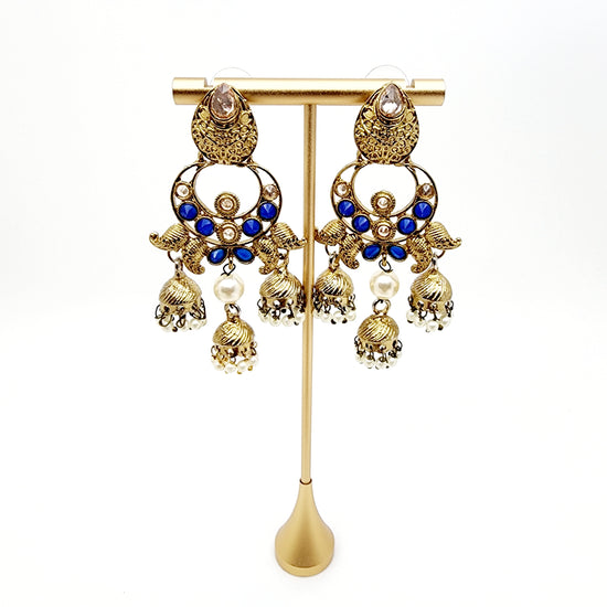 Pedra Earrings Indian Earrings , South Asian Earrings , Pakistani Earrings , Desi Earrings , Punjabi Earrings , Tamil Earrings , Indian Jewelry