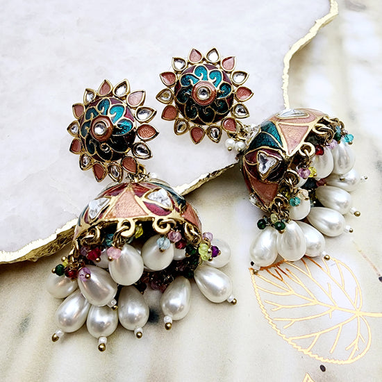 Layna Jhumka Earrings