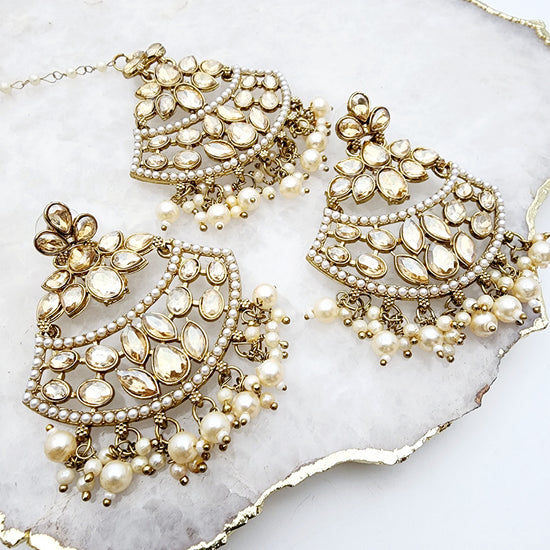 Parveena Earrings & Tikka