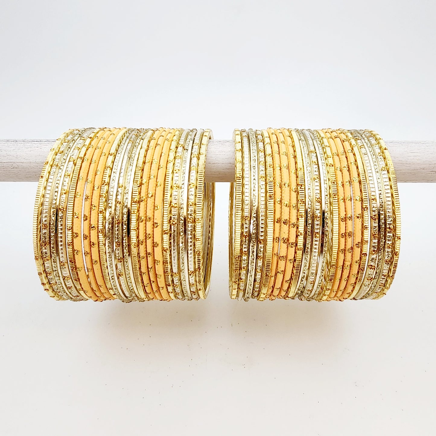 Hina - Navy Blue and Peach Banglez Box