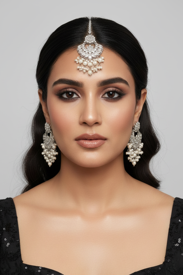 Zara Earrings & Tikka
