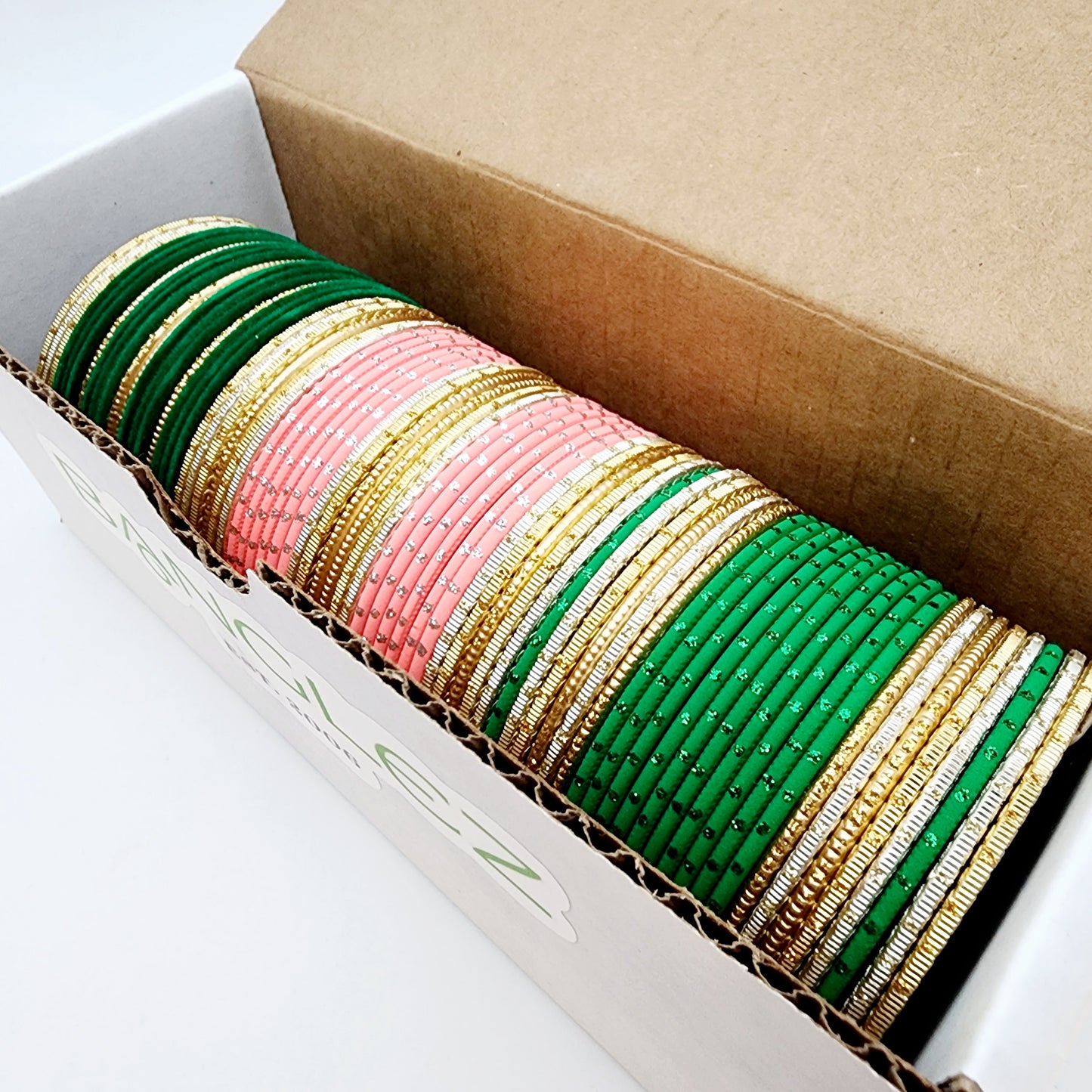 Sarina - Green and Pink Banglez Box