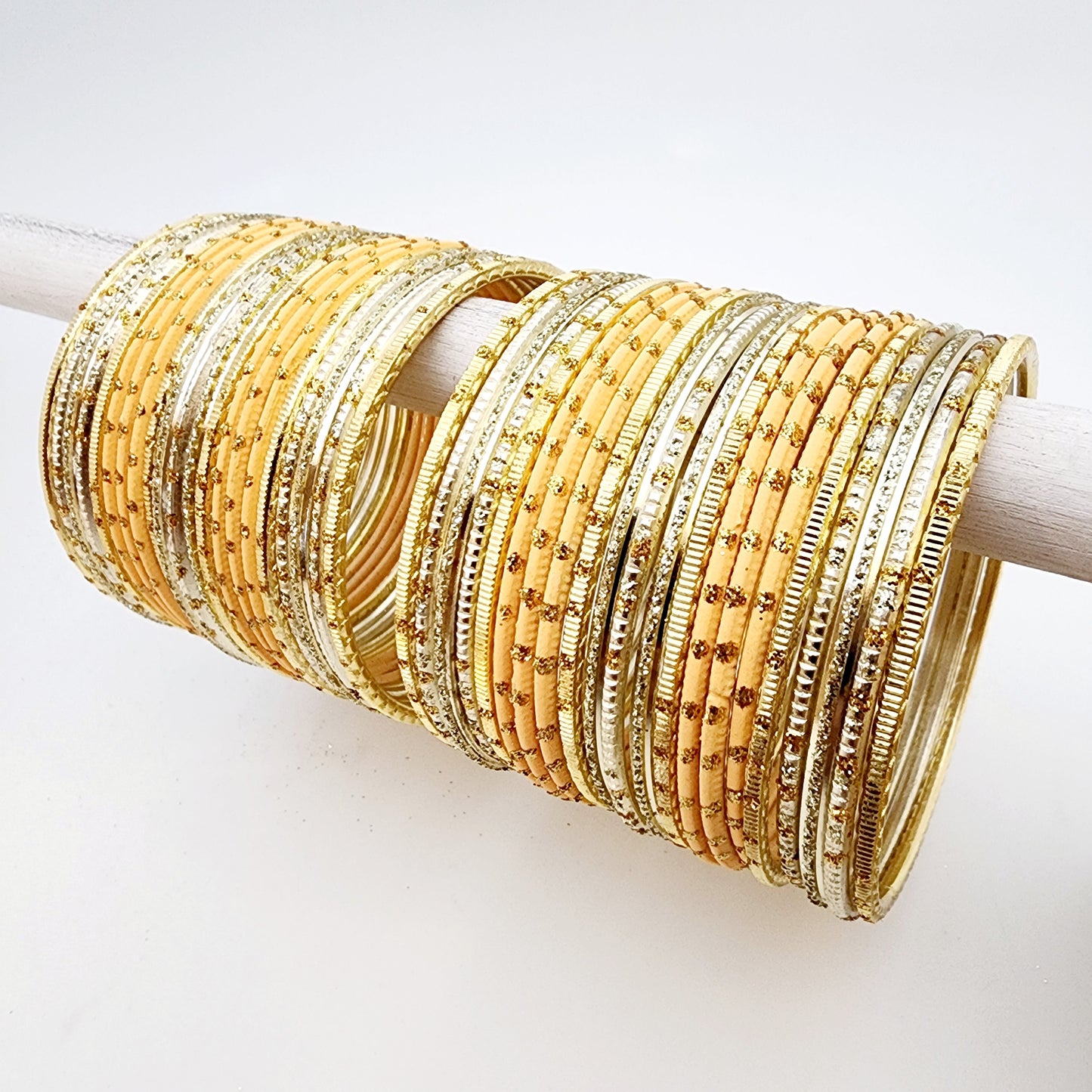 Hina - Navy Blue and Peach Banglez Box