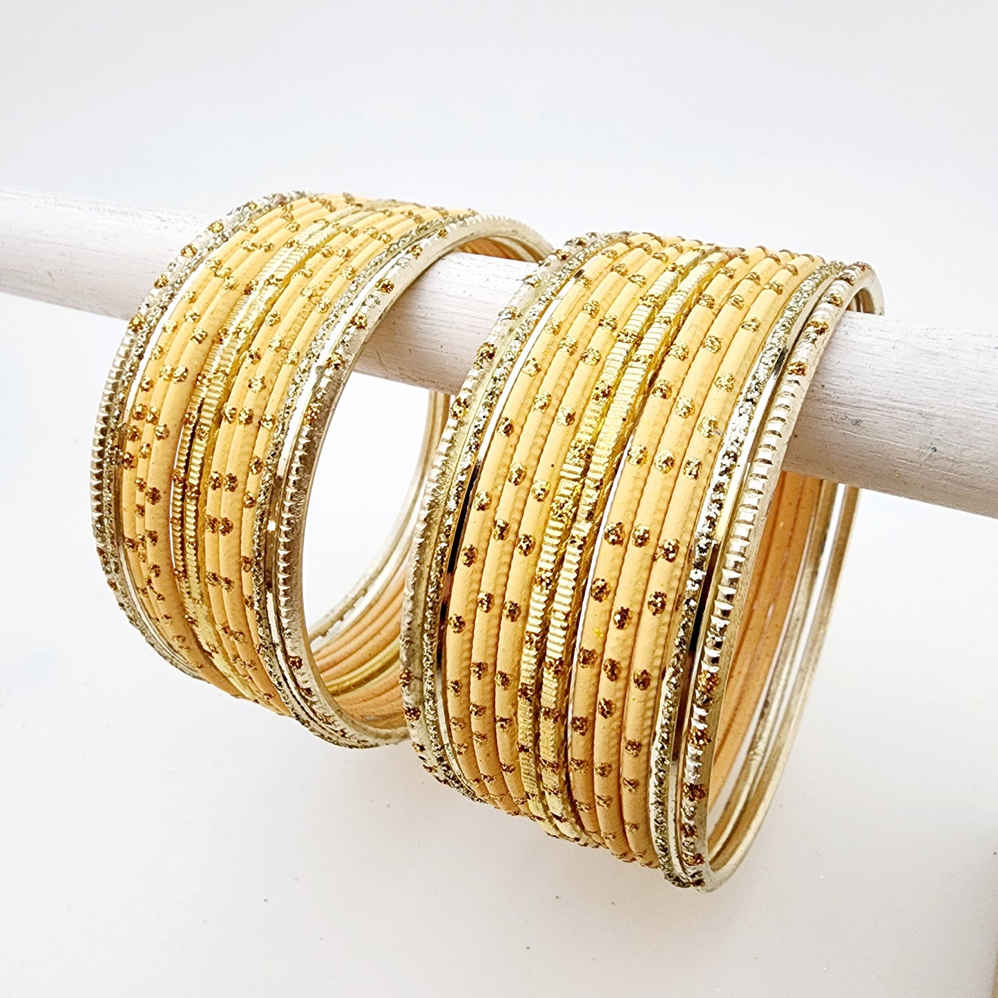 Hina - Navy Blue and Peach Banglez Box