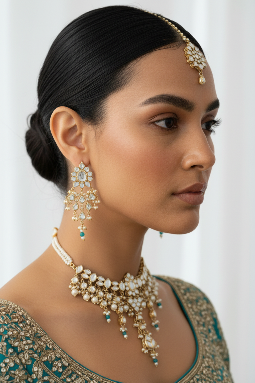 Sarah Kundan Necklace