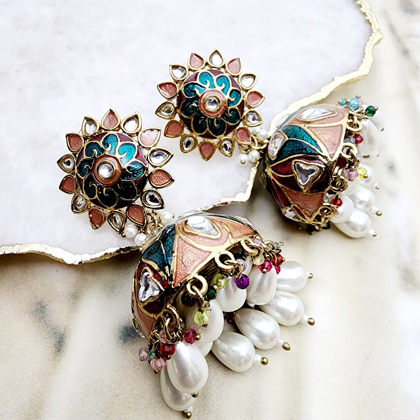 Layna Jhumka Earrings