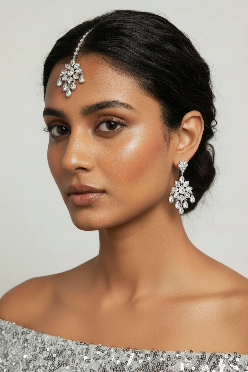 Aisha Earrings + Tikka