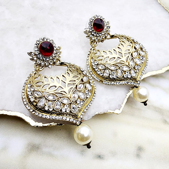 Vasna Earrings Indian Earrings , South Asian Earrings , Pakistani Earrings , Desi Earrings , Punjabi Earrings , Tamil Earrings , Indian Jewelry