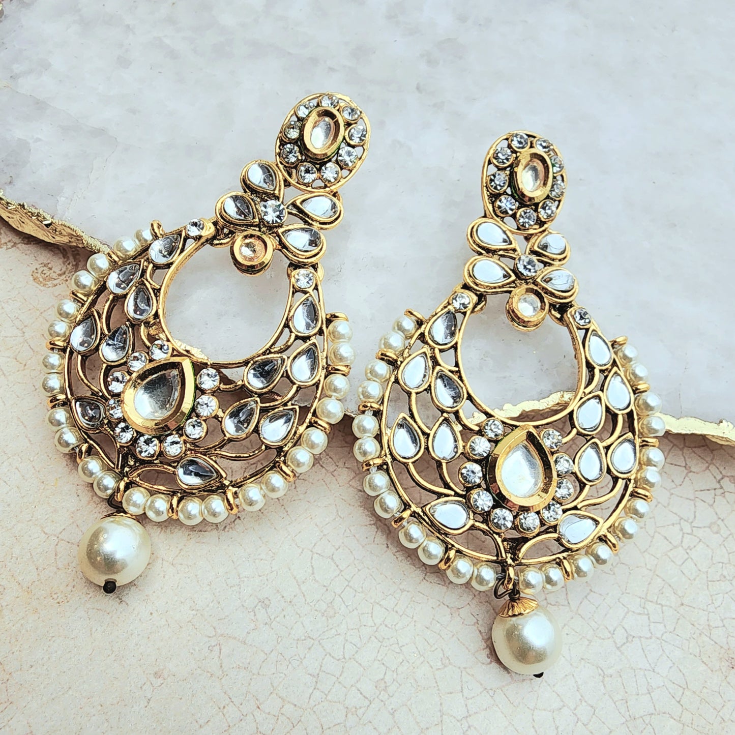 Minal Earrings Indian Earrings , South Asian Earrings , Pakistani Earrings , Desi Earrings , Punjabi Earrings , Tamil Earrings , Indian Jewelry