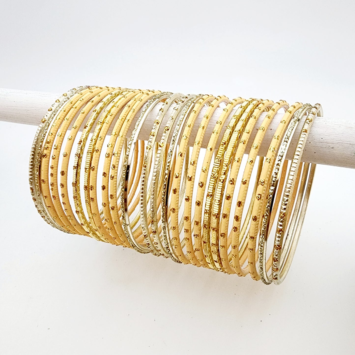 Hina - Navy Blue and Peach Banglez Box